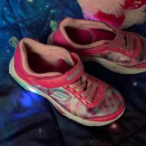 Sketchers sneakers light up shoes 👟 😜 Nice